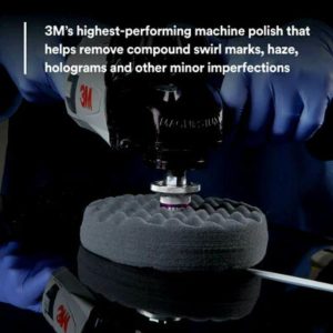 3M Polishing Compound, Perfect-It™, Used to Eliminate Swirl Marks and Produces a High Gloss Finish, Liquid, Black, 1 Gallon Can, Single – 06095