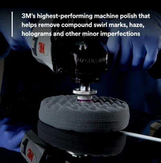 3M Polishing Compound, Perfect-It™, Used to Eliminate Swirl Marks and Produces a High Gloss Finish, Liquid, Black, 1 Gallon Can, Single – 06095