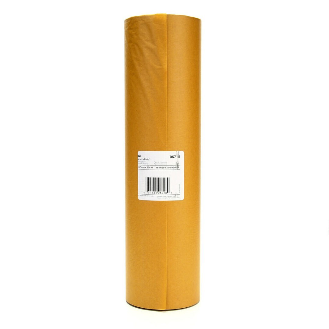 3M Masking Paper, Scotchblok™, Use to Provide Excellent Resistance to Paint Solvents/ Urethanes/ Base Coats/ Clear Coats – 06718
