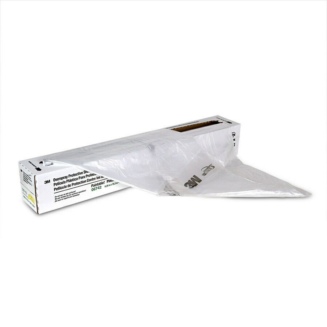 3M Paint Spray Protection Cover, Used to Protect Other Surfaces from Overspray/ Paint Preparation/ Large Area Masking, Self Adhesive – 06742