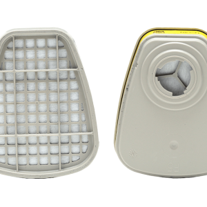 3M Respirator Filter, Use with Half/ Full Facepieces Respirators, Filters Out Organic Vapors/ Acid Gas, Yellow, Niosh Approved, Pack of 30 – 07047