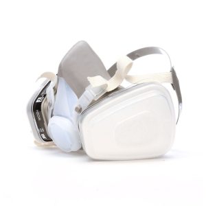 3M Respirator, Elastomeric Half Mask Respirator, Medium Size, P95 Rated, Niosh Approved/ Disposable Single Use Style Mask, Dual Headbands – 07192