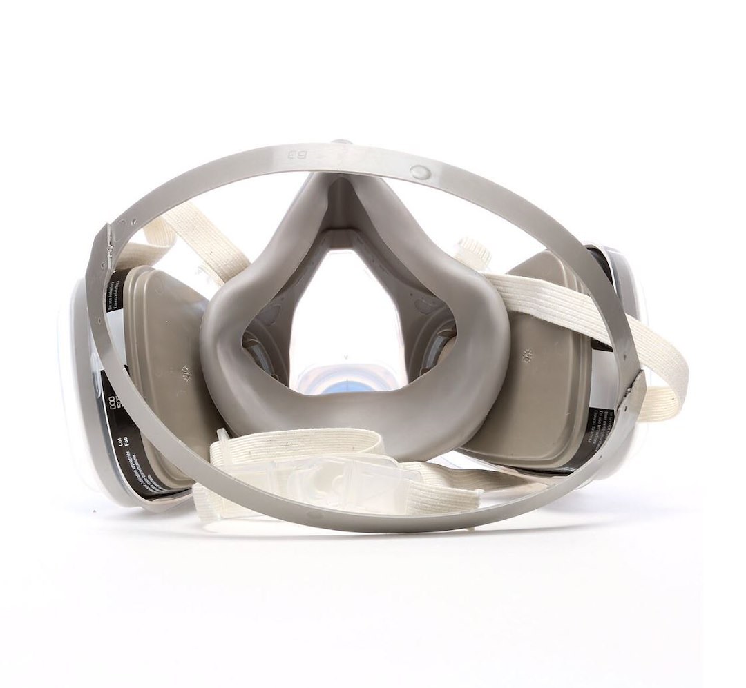 3M Respirator, Elastomeric Half Mask Respirator, Medium Size, P95 Rated, Niosh Approved/ Disposable Single Use Style Mask, Dual Headbands – 07192