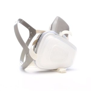 3M Respirator, Elastomeric Half Mask Respirator, Medium Size, P95 Rated, Niosh Approved/ Disposable Single Use Style Mask, Dual Headbands – 07192