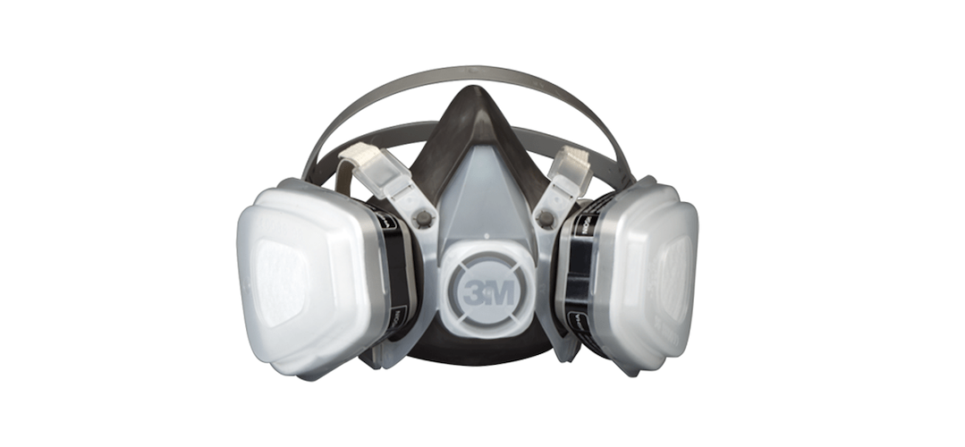 3M Respirator, Elastomeric Half Mask Respirator, Large Size, P95 Rated, Niosh Approved/ Disposable Single Use Style Mask, Dual Headbands – 07193