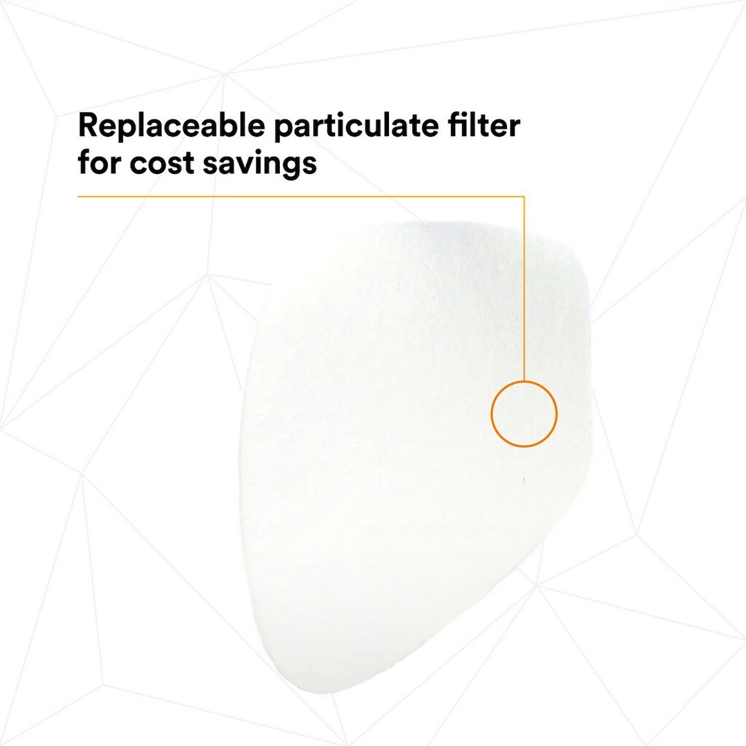 3M Respirator Filter, For 3M 6000 Series Cartridges/ 3M 603 Filter Adapter/ 3M 501 Filter Retainer and Reusable Respirators – 07194