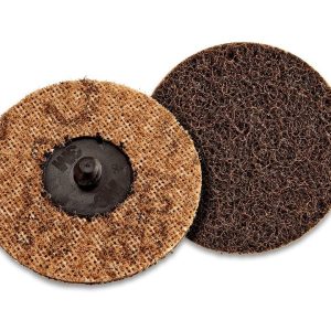 3M Surface Conditioning Disc, Scotch-Brite ™ Roloc ™, Used for Deburring/ Blending/ Finishing, Abrasive Disc, 3 Inch Diameter, Coarse, Brown – 07485