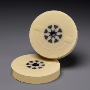 3M Eraser Wheel, Use to Remove Decals/ Vinyl Stripes/ Graphics and Double Sided Molding Stripes, 4 Inch Diameter, 5/8 Inch Thickness – 07499