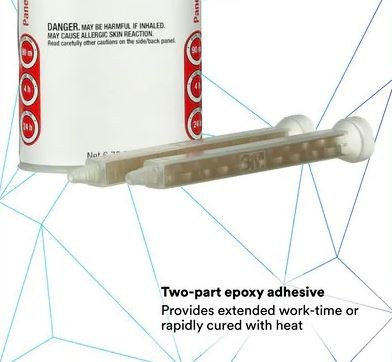 3M Adhesive, Used to Bond Steel/ Aluminum/ Smc/ Frp, 200 Milliliter Cartridge – 08115