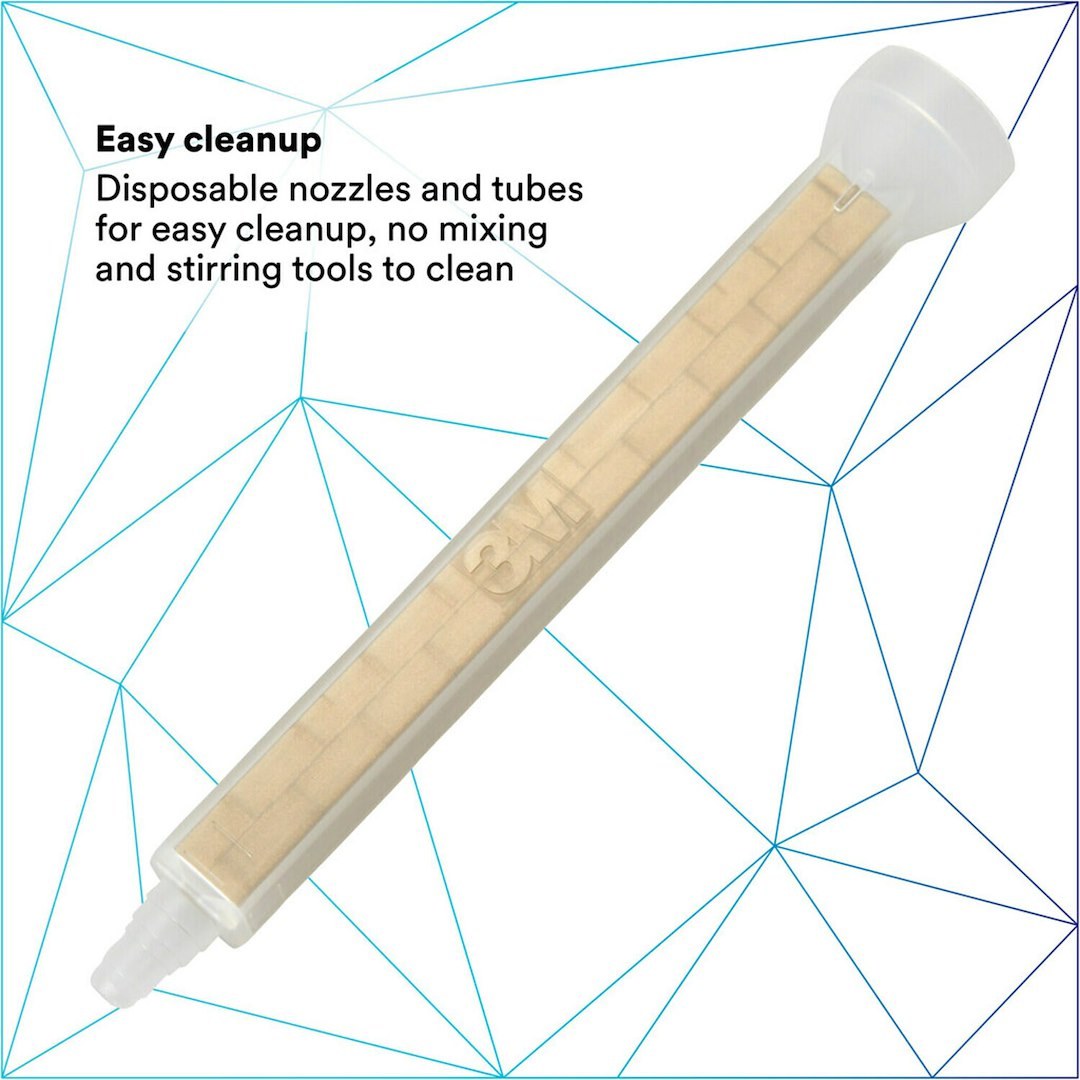3M Mixing Nozzle, Static Mixing Nozzle, For Use with 3M 200 Milliliter Cartridges and Manual or Pneumatic Applicators – 08193