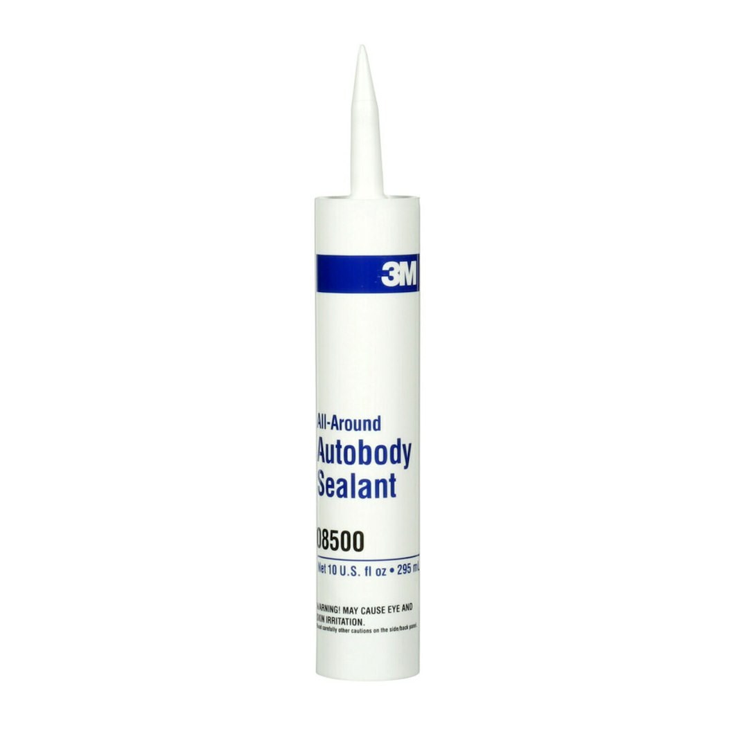 3M Body Seam Sealer, Use to Seal Interior and Exterior Autobody Joints and Seams, White, Paintable IN 30 Minutes, 5 Minutes Working Time – 08500