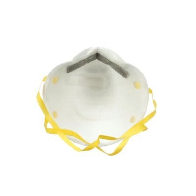 3M Respirator, Particulate Face Mask, N95 Rated, Niosh Approved/ Disposable Single Use Style Mask, Loops Over Ears, With M-Nose Clip – 08653