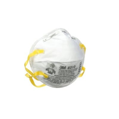 3M Respirator, Particulate Face Mask, N95 Rated, Niosh Approved/ Disposable Single Use Style Mask, Loops Over Ears, With M-Nose Clip – 08653