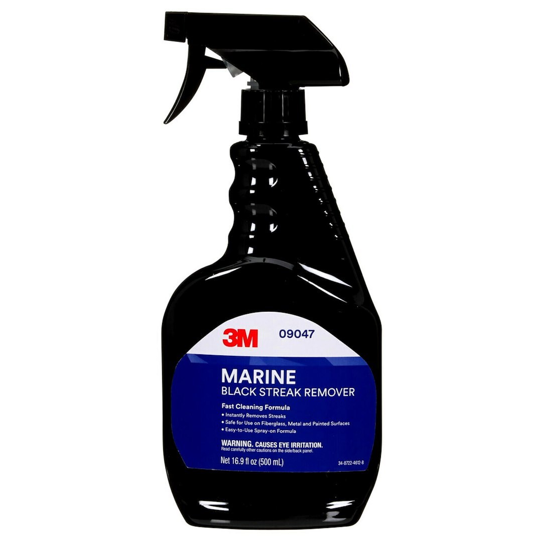 3M Black Streak Remover, Use to Remove Black Streaks/ Fiberglass/ Painted Aluminum, 17 Ounce Spray Bottle, Single – 09047