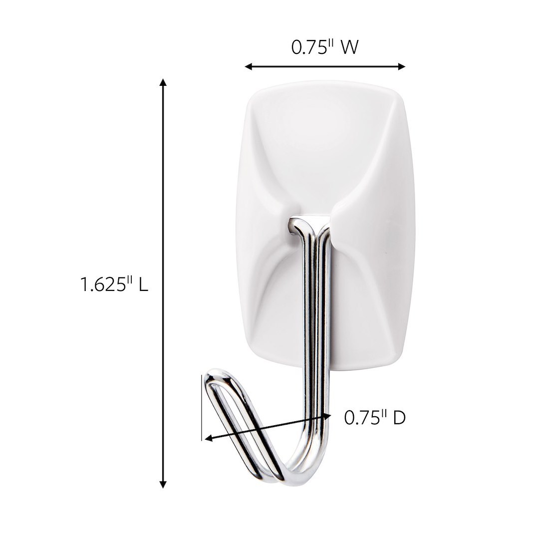 3M Multi Purpose Hook, Command ™, Wire Hook, Small Size, White, With Three Hook/ Four Strip – 17067ES