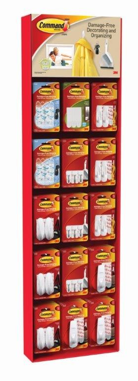 3M Point of Purchase Display, Command ™, Wing Display, With Floor Stand – 17TOP6-WG