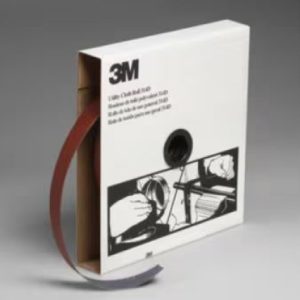 3M Sandpaper, Sanding Roll, Used for Deburring/ Finishing/ Surface Preparation, P100 Grit, 150 Foot Length X 1 Inch Width, Aluminum Oxide – 19791