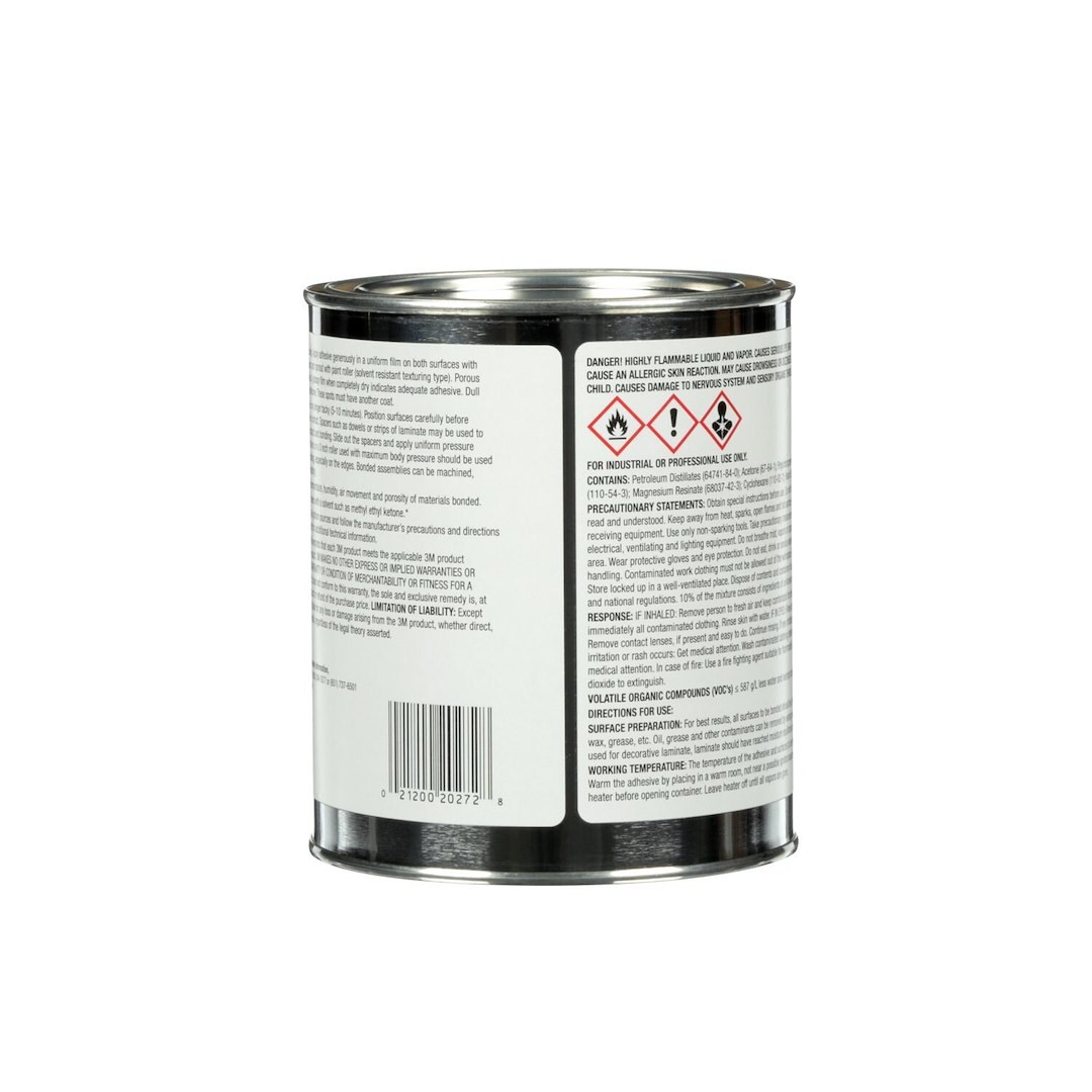 3M Adhesive, Use to Bond Stainless Steel/ Aluminum/ Cold Rolled Steel, 1 Quart Can – 20272