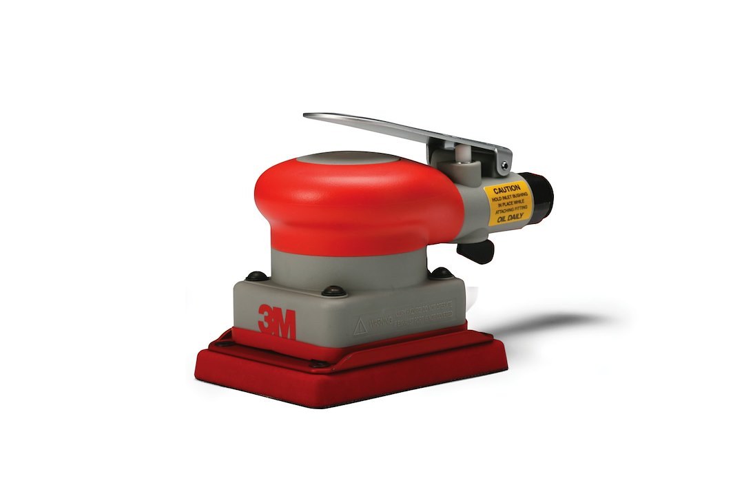3M Sander, Used for Surface Finishing/ Sanding, Pneumatic Powered, 6.88 Inch Width X 9.63 Inch Length, Single – 20331