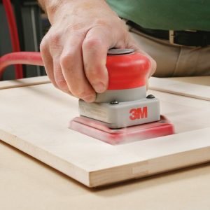 3M Sander, Used for Surface Finishing/ Sanding, Pneumatic Powered, 6.88 Inch Width X 9.63 Inch Length, Single – 20331