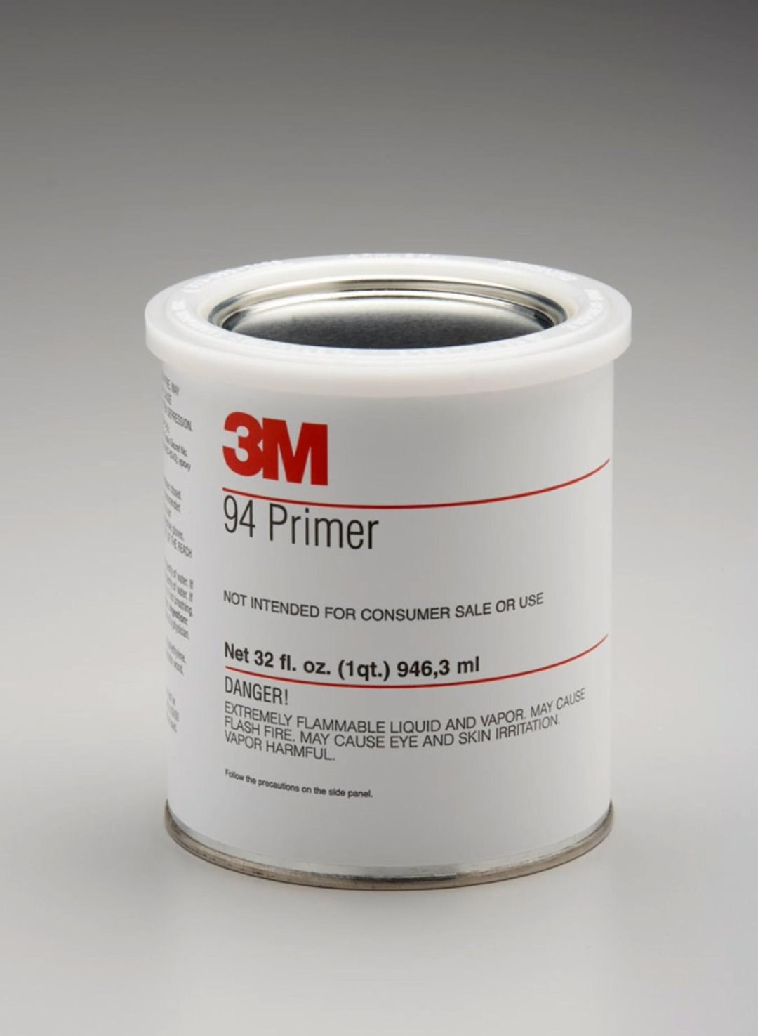 3M Tape Adhesion Promoter, Used for Increasing Adhesion of Film and Vinyl Graphics IN Automotive Detailing, Liquid, 1 Quart Can, Single – 23929