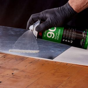 3M Adhesive, Used for Bonding Metal/ Concrete/ Plastic/ Wood, 17.6 Ounce Aerosol Can – 30023