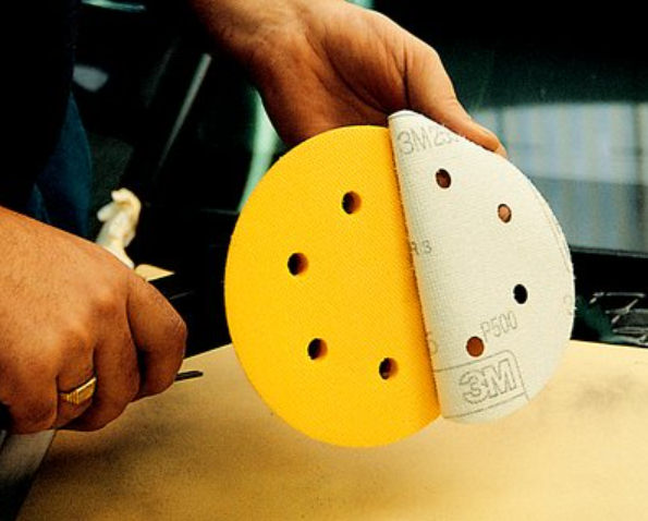 3M Sanding Disc, Cubitron™ II Hookit™, Used for Fine Featheredging/ Paint Removal and Feather-Edging Removal, Purple, Precision Shaped Ceramic – 31366