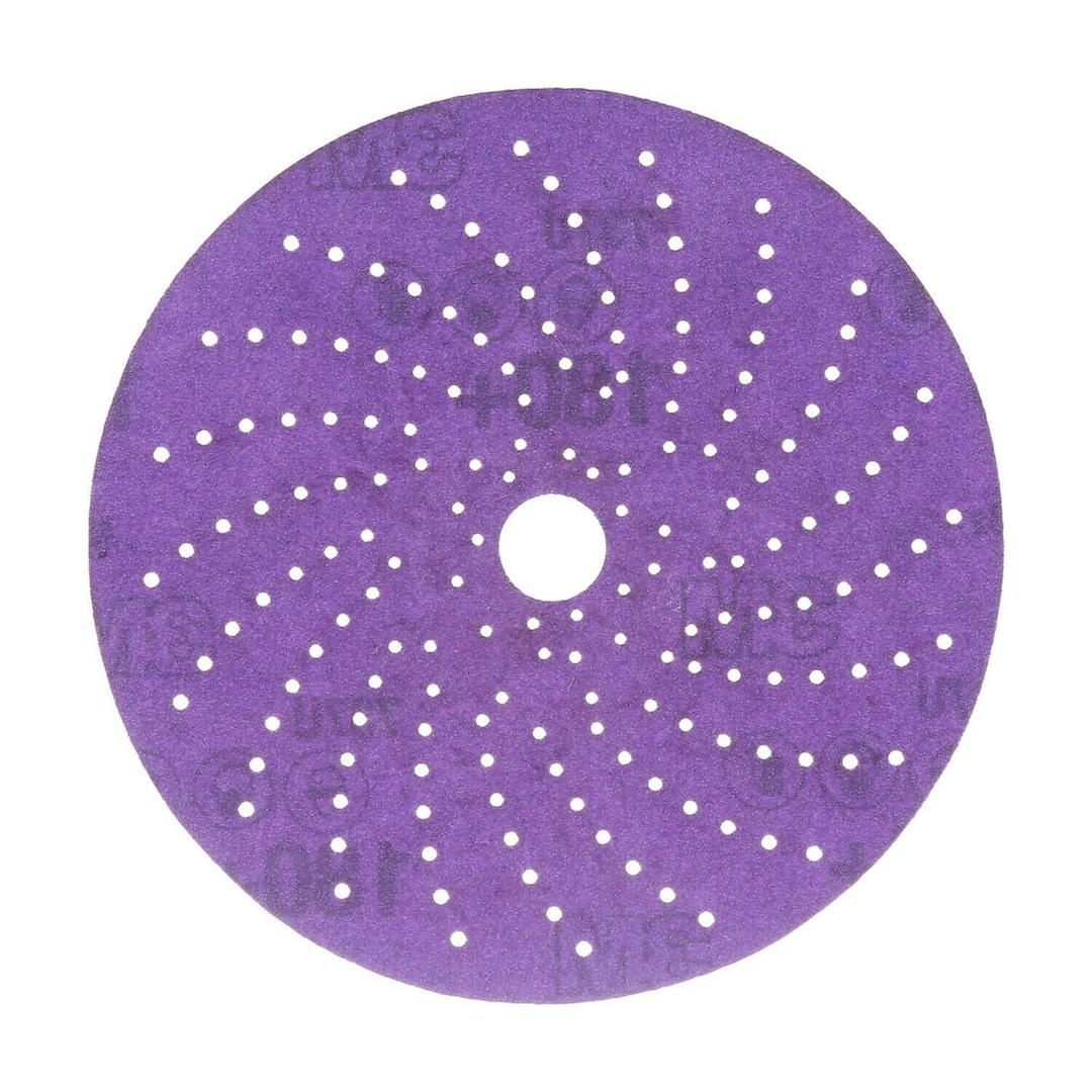3M Sanding Disc, Cubitron™ II, Used for Featheredging/ Coarse Sanding/ Paint Removal/ Paint Stripping/ Random Orbital Sanding, Purple – 31374