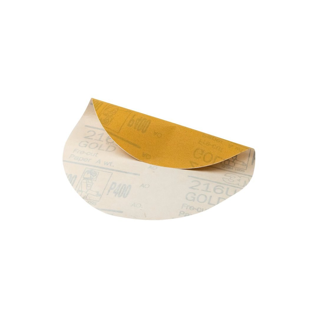 3M Sanding Disc, Stikit ™, Used for Paint/ Primer/ Fiberglass/ Metal/ Smc Surfaces, Gold, Aluminum Oxide, 6 Inch Diameter, Vinyl Backing Pads – 31445