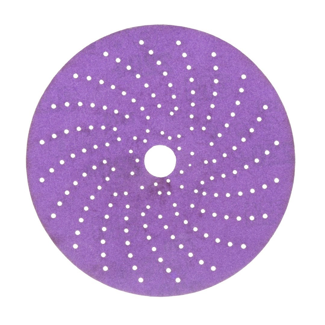 3M Sanding Disc, Cubitron™ II, Used for Fine Featheredging/ Paint Removal and Feather-Edging Removal, Purple, Precision Shaped Ceramic – 31481