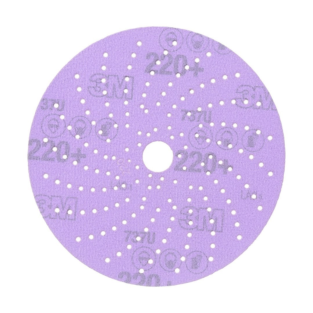 3M Sanding Disc, Cubitron™ II, Used for Fine Featheredging/ Paint Removal and Feather-Edging Removal, Purple, Precision Shaped Ceramic – 31481