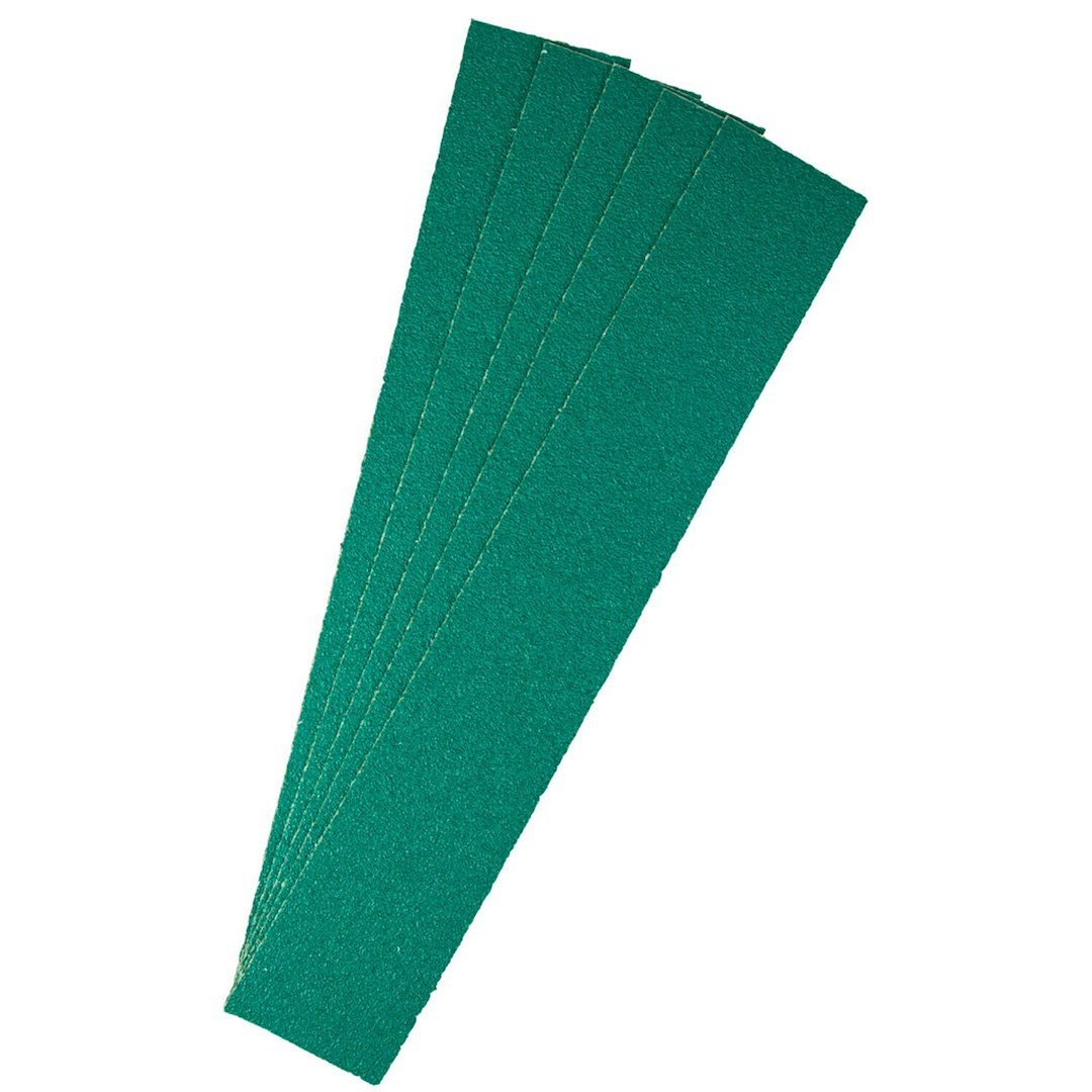 3M Sandpaper, Green Corps™, Used for Stripping Paint to Bare Metal and Shaping Plastic Filler, E Weight Backing, 40 Grit, Clip on Attachment – 32231