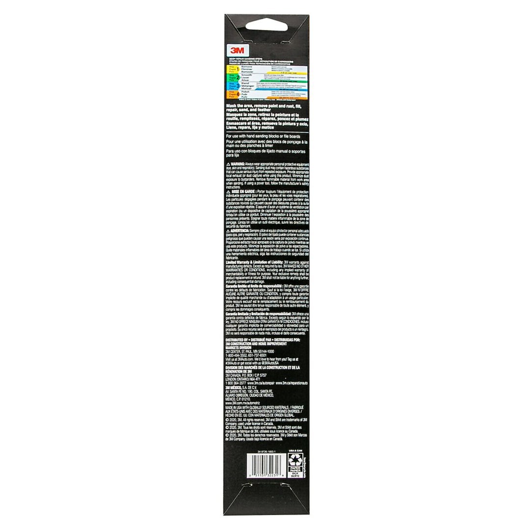 3M Sandpaper, Green Corps™, Used for Stripping Paint to Bare Metal and Shaping Plastic Filler, E Weight Backing, 40 Grit, Clip on Attachment – 32231