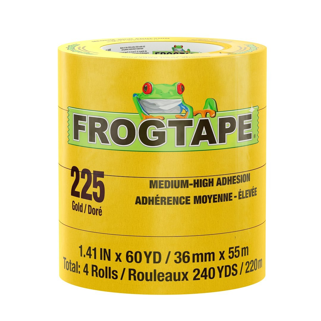 3M Masking Tape, Frogtape® 225, Performance Grade, Used for Multiple Surfaces and Substrates Including Metal/ Rubber/ Plastic and Fiberglass – 36101