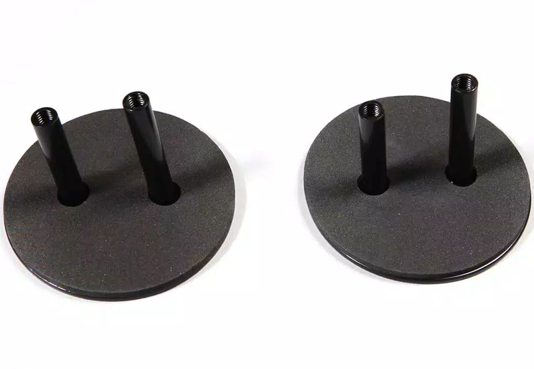 3M Exterior Mirror Filler Plate, Round, Smooth Black, Paintable – 36105