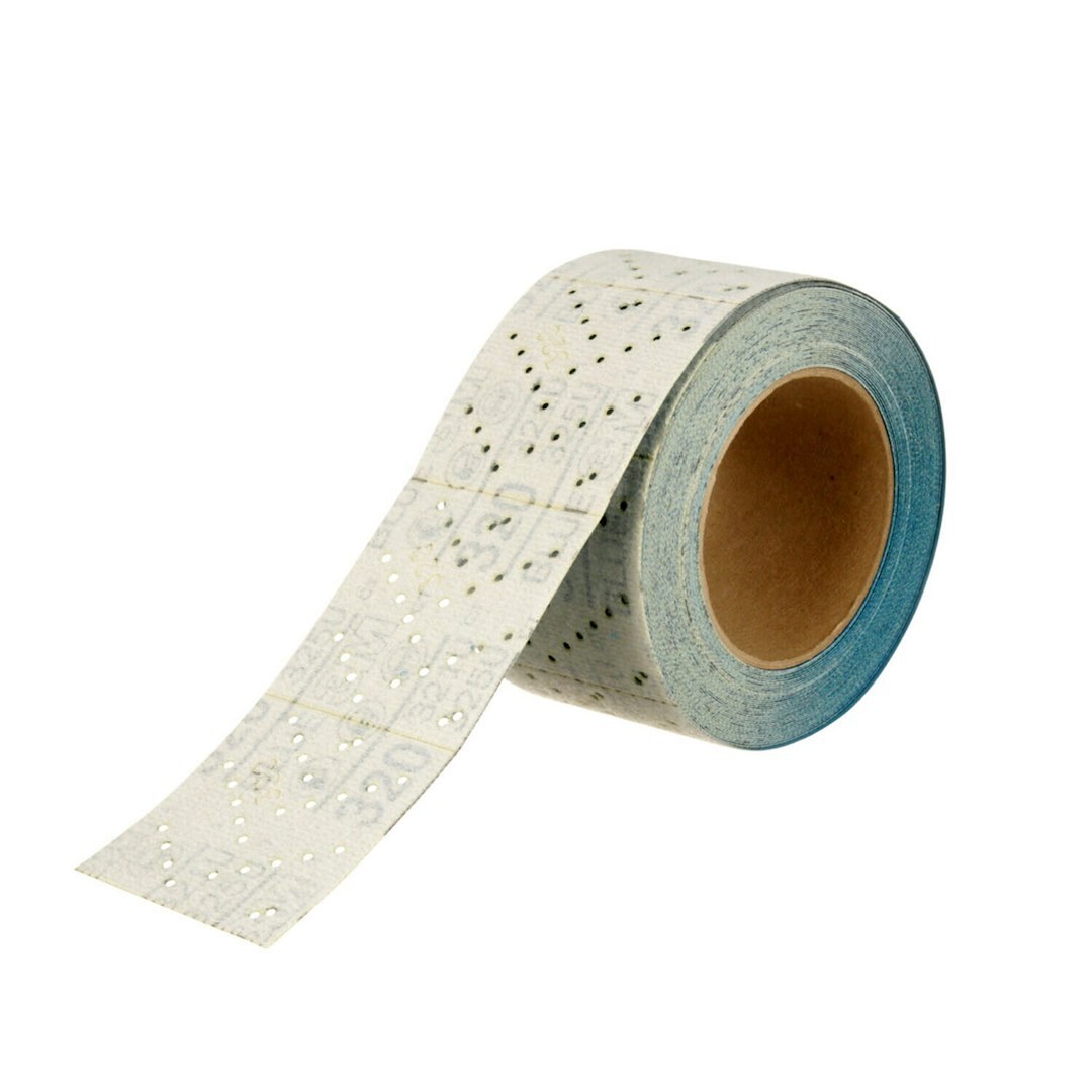 3M Sandpaper, Hookit ™, Used for Repair and Paint Preparation Process, 320 Grit, 13 Yard Length X 2-3/4 Inch Width, Dry Use Only – 36195
