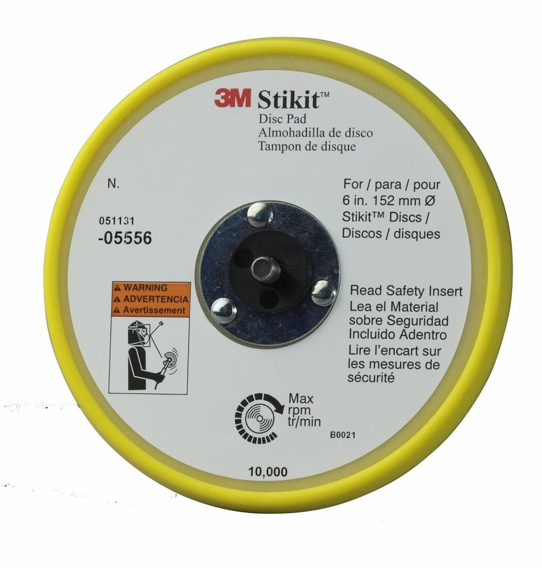 3M Sandpaper, Stikit™, Sanding Disc, Used for Repair and Paint Preparation Process, 40 Grit, 6 Inch Diameter, Dry Use Only, Aluminum Oxide – 36200