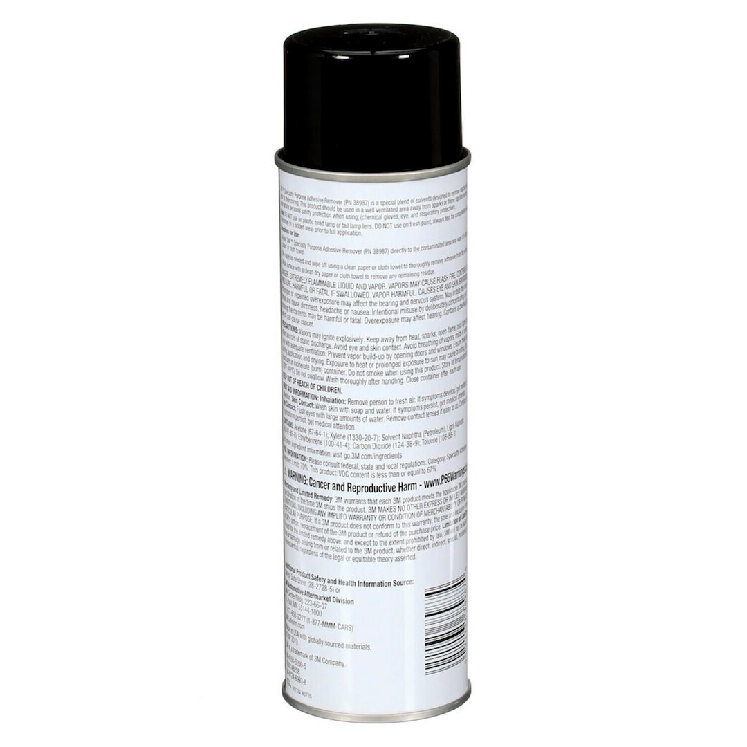 3M Adhesive Remover, Used to Reactive Adhesives from Variety of Substrates, 15 Ounce Can, Single – 38987