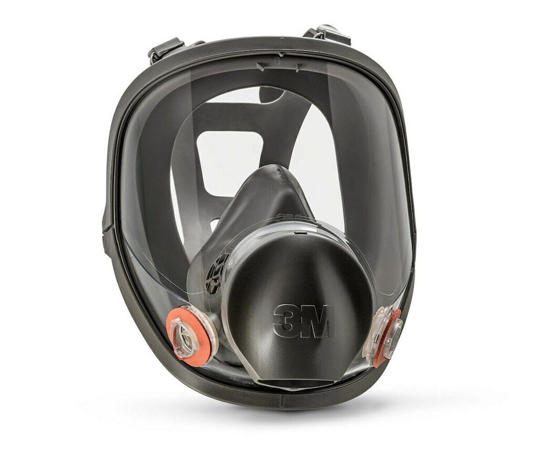 3M Respirator, Full Facepiece Reusable Respirator, 4 Point Strap, Small Size, Single, With Strap/ Silicone Faceseal and Exhalation Valve – 54145