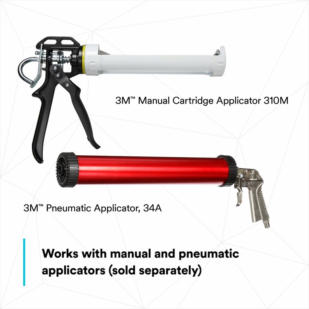 3M Adhesive Sealant, Used for Panel Sealing on Truck/ Trains/ Trailers/ Specialty Vehicles, 290 Milliliter Cartridge – 62812