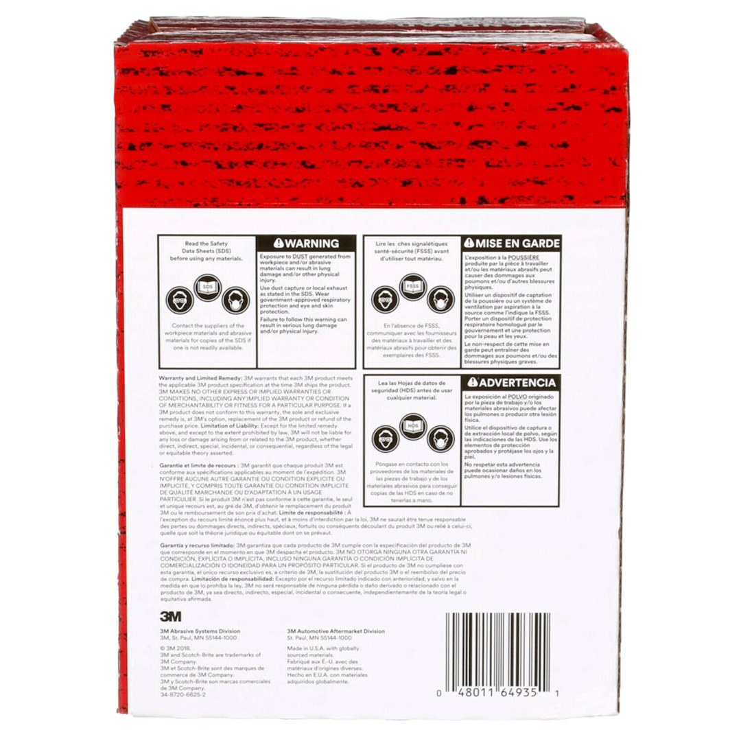 3M Sanding Pad, Scotch-Brite™, Used for Cleaning/ Blending/ Prepping/ Finishing on Metal/ Wood/ Plastics/ Composites, Gray, Ultra Fine Pad – 64935