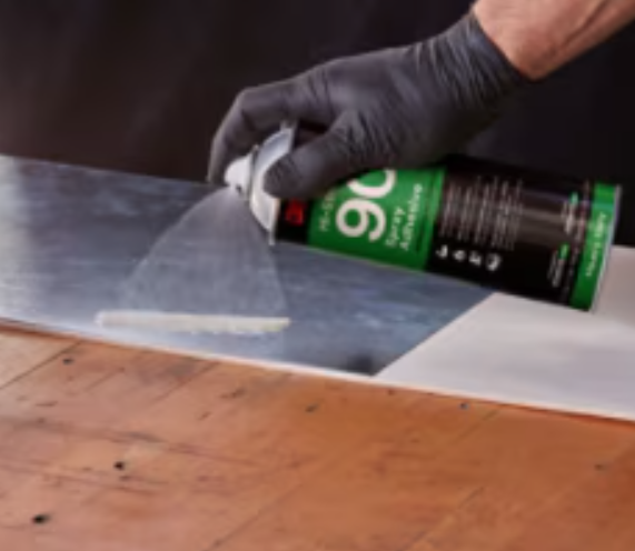 3M Adhesive, Hi-Strength 90, Use to Bond Laminate/ Wood/ Concrete/ Metal/ Plastic, One 12.23 Ounce Aerosol Can – 86235