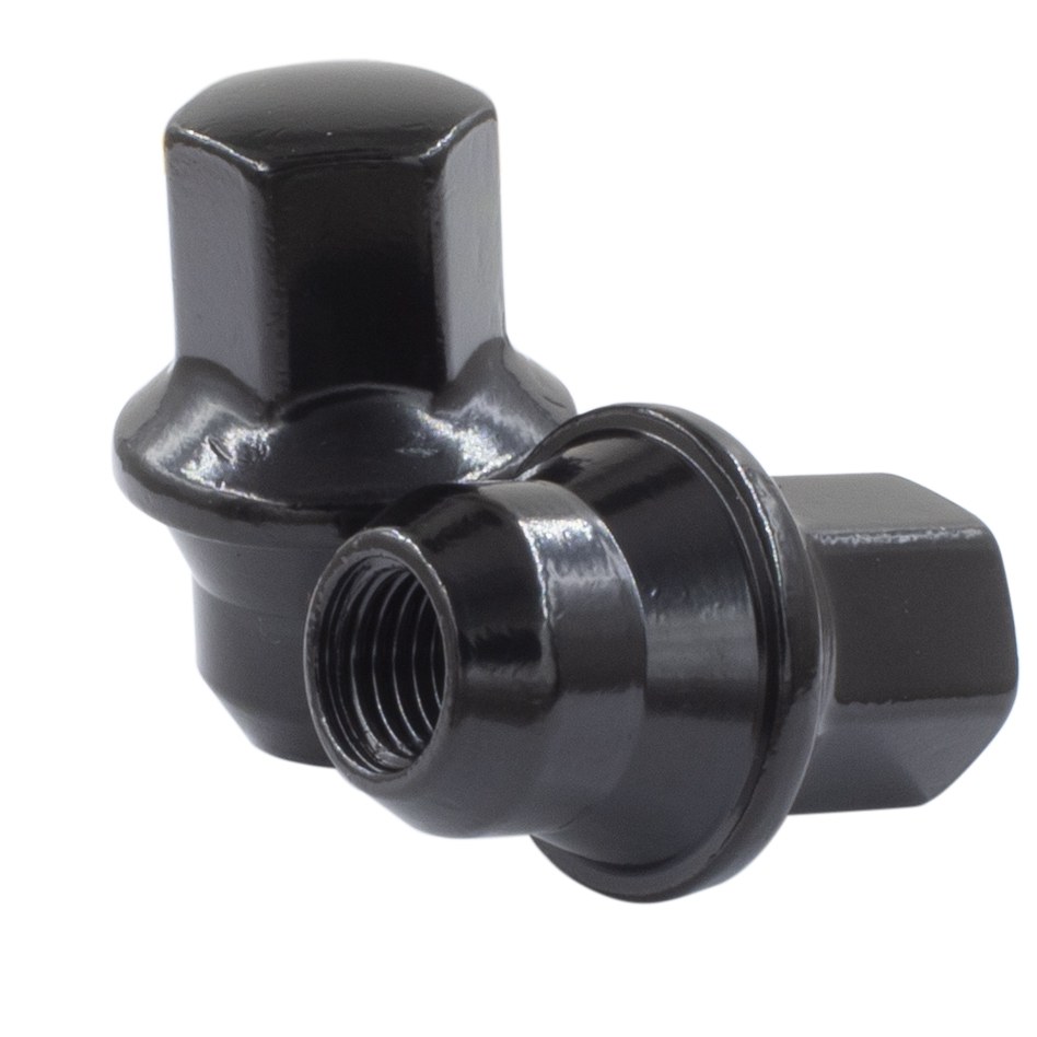 3M Lug Nut, 12 Millimeter X 1.5 Thread Size, 60 Degree Conical, Acorn, 1.66 Inch Overall Length, 3/4 Inch Lug Nut Hex Size, Black, Steel – 98241