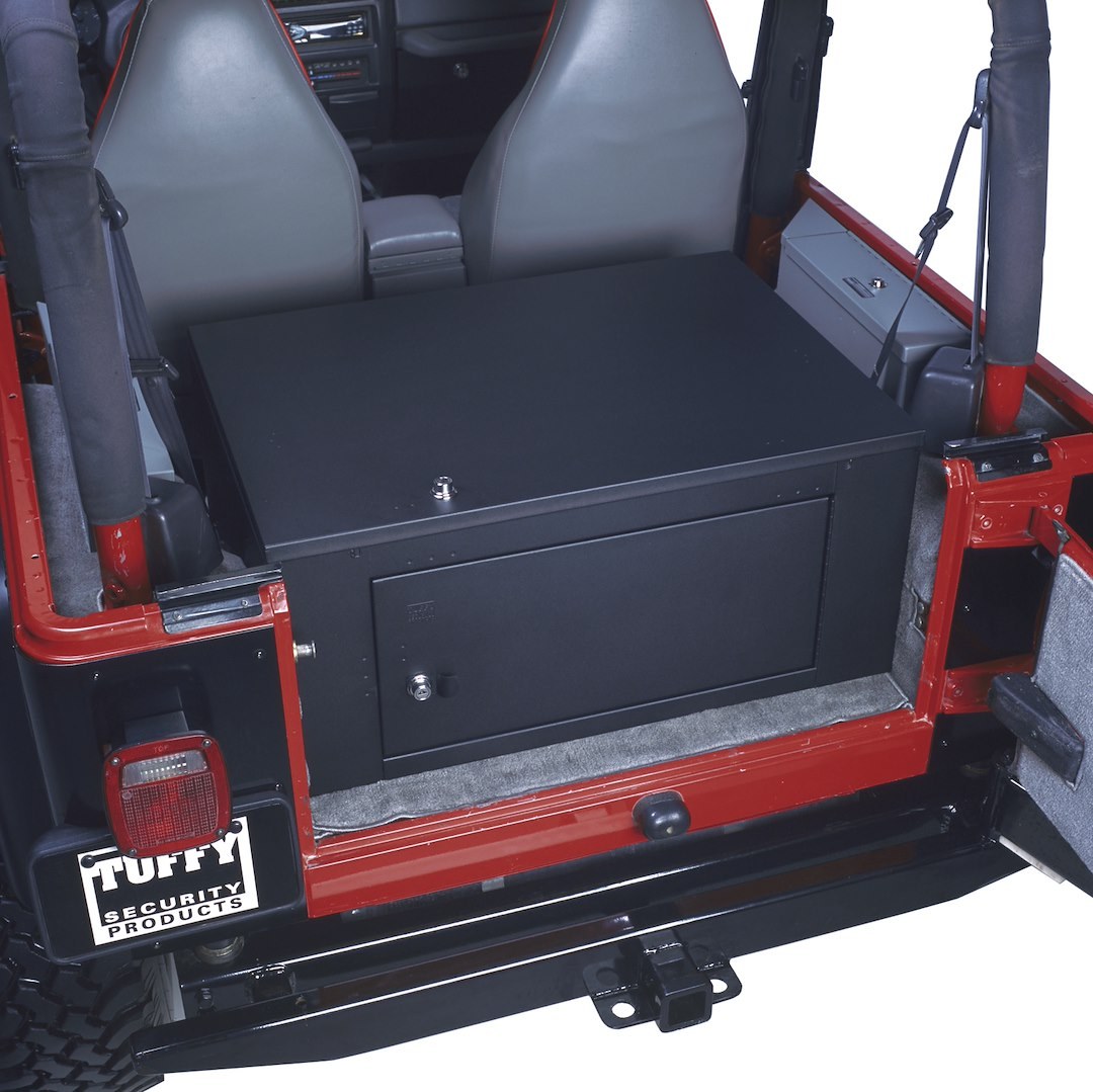Tuffy Sec Cargo Organizer, Rear Seat/ Truck Bed, Cargo Security Lockbox, 27 Inch Length X 35-3/8 Inch Width X 16 Inch Height – 04601