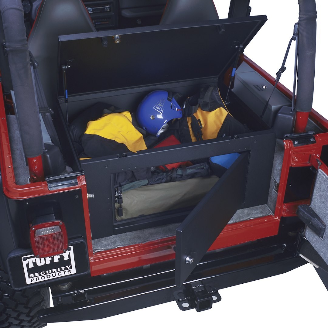 Tuffy Sec Cargo Organizer, Rear Seat/ Truck Bed, Cargo Security Lockbox, 27 Inch Length X 35-3/8 Inch Width X 16 Inch Height – 04601