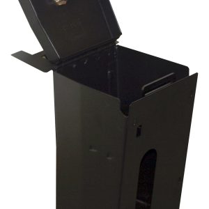Tuffy Sec Console Security Insert, With Standard Key Lock, Powder Coat, Black, Steel – 276-01