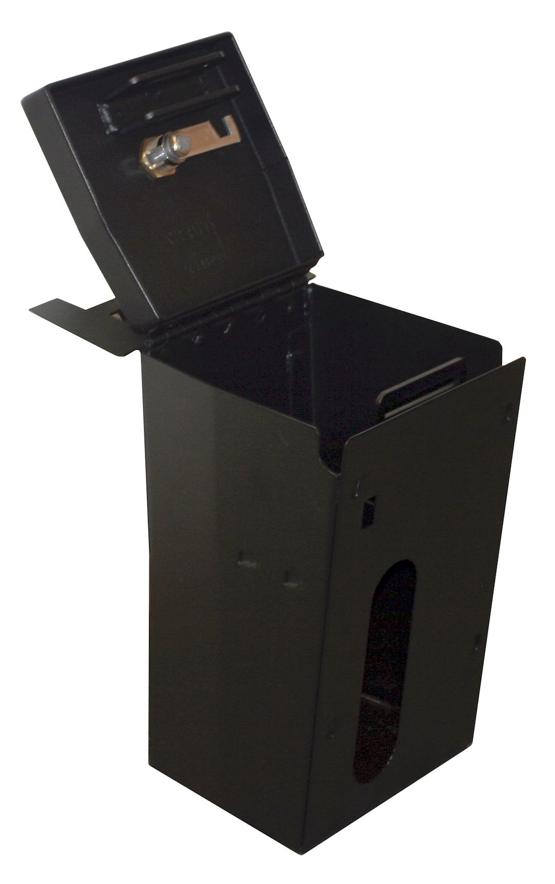 Tuffy Sec Console Security Insert, With Standard Key Lock, Powder Coat, Black, Steel – 276-01