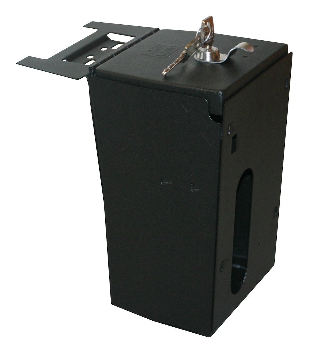 Tuffy Sec Console Security Insert, With Standard Key Lock, Powder Coat, Black, Steel – 276-01