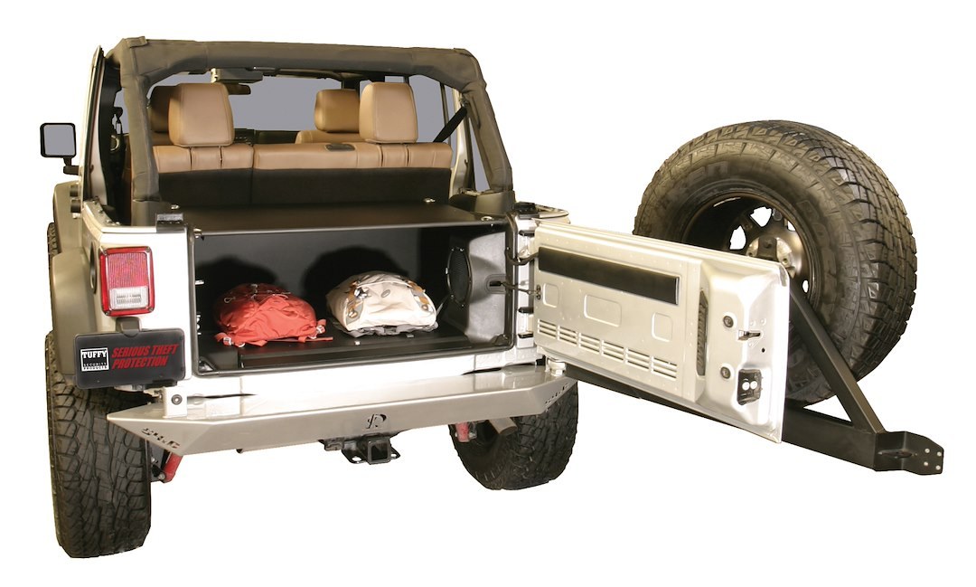 Tuffy Sec Cargo Enclosure, Standard, Use to Provide Over 20800 Cubic Inches of Lockable Storage Space, Behind Rear Seat – 299-01