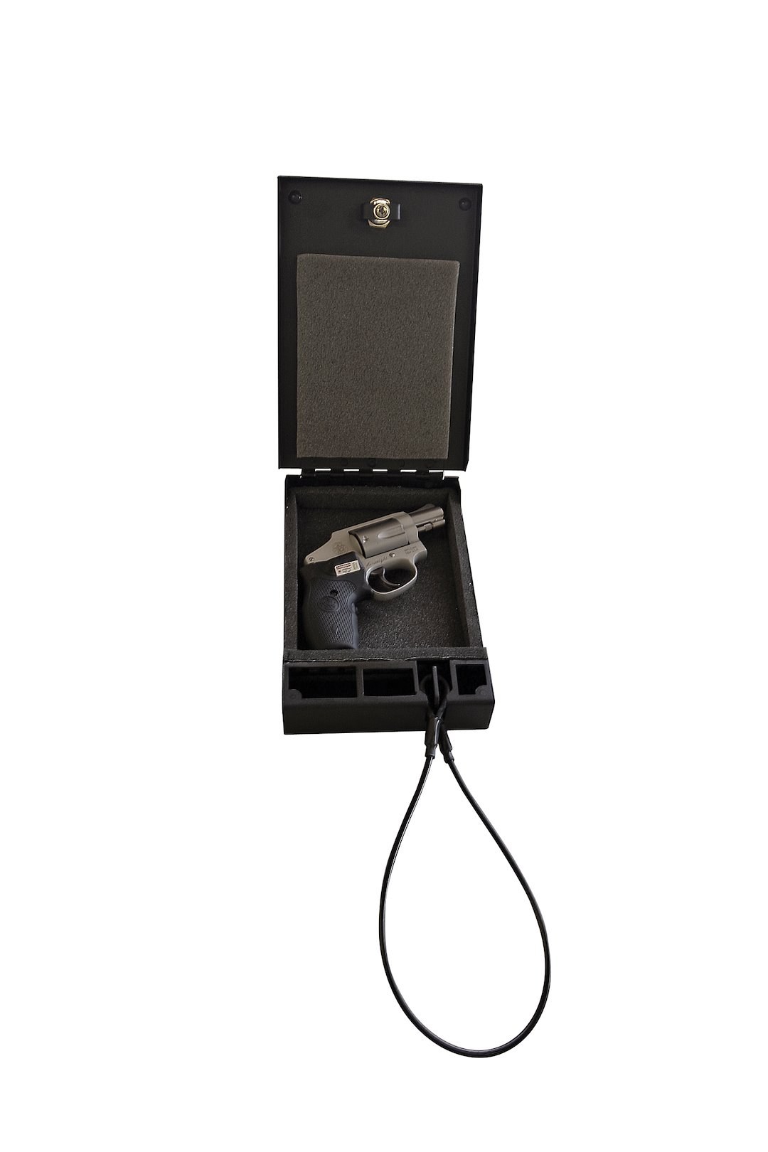 Tuffy Sec Gun Case, For Firearm, 9-3/4 Inch Length X 6-1/2 Inch Width X 1-4/5 Inch Height, Black Powder Coated Steel – 300-01